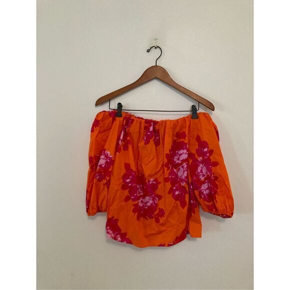 Scoop off the shoulder floral top‎ - Picture 4 of 5